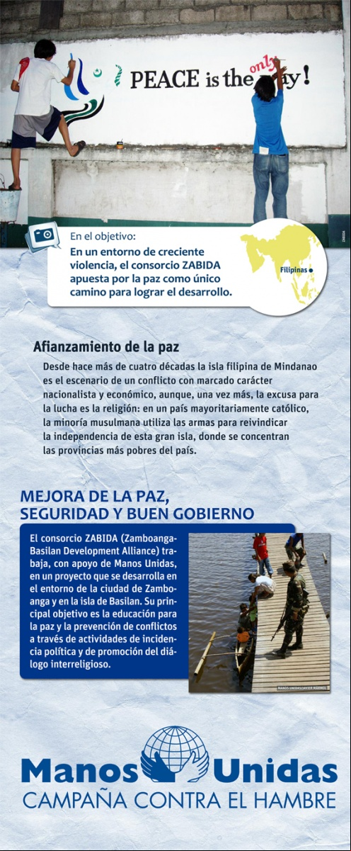 Proyecto de Apoyo a la Paz en Filipinas. Expo: Objetivo un mundo nuevo