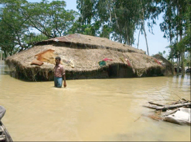 Alikadam, una de las aldeas afectadas. Foto: Obispado de Chittagong para Manos Unidas