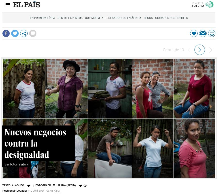 Emprendedoras Ecuador - El País