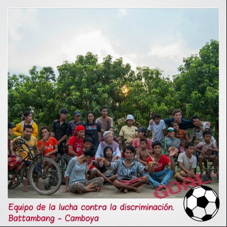 Equipo de la lucha contra la discapacidad. Manos Unidas. #MundialBrasil2014