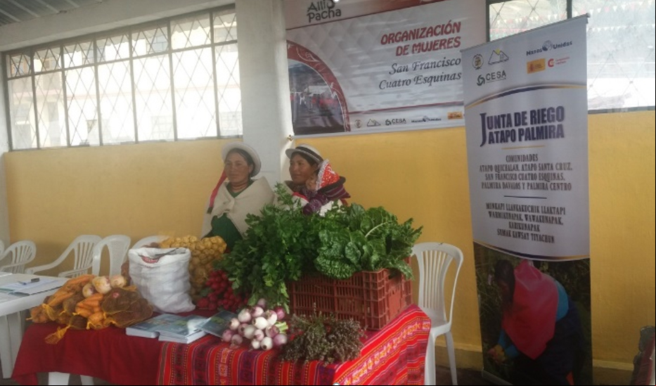 La Organización de mujeres San Francisco CuatroEsquinas forma parte del Convenio de Ecuador de Manos Unidas con la Cooperación Española