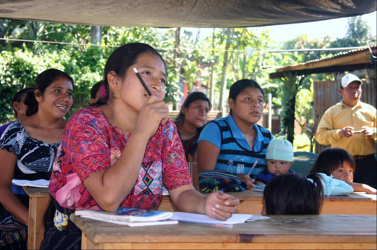 Alumnas del centro de Alfabetización. Guatemala_Chema Puchades