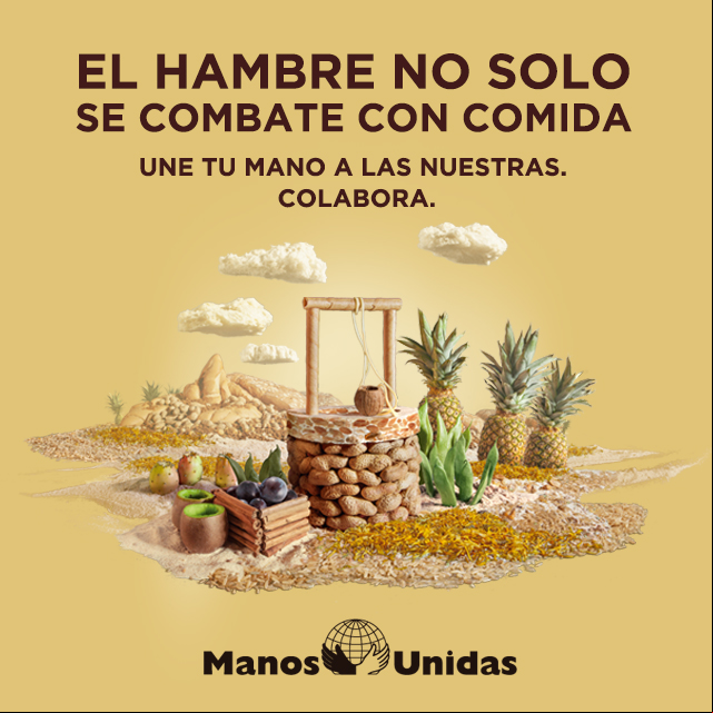 El hambre no solo se combate con comida. #UneTuManosALasNuestras