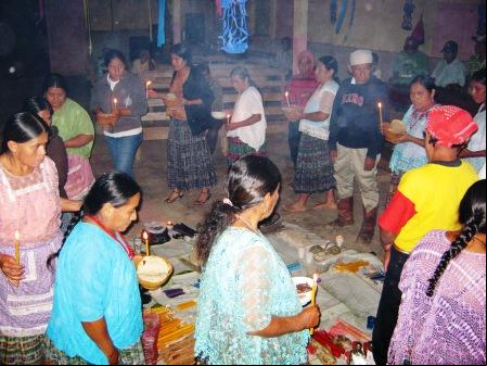 Reunión de mujeres en la Verapaz, Guatemala 
