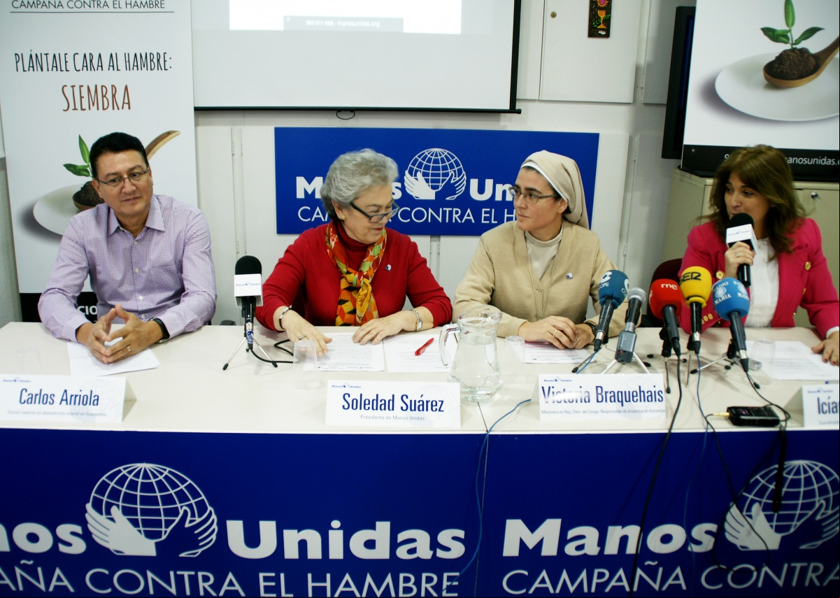 Rueda de Prensa de lanzamiento de Campaña 57 de Manos Unidas. Foto Javier Mármol
