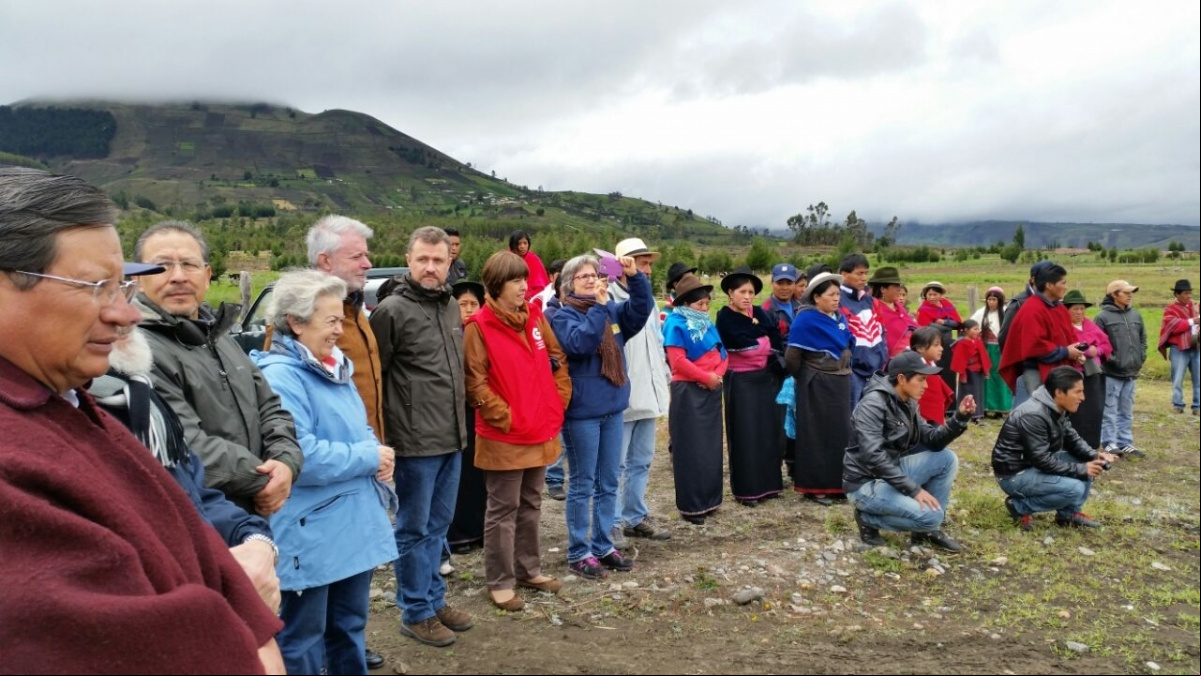 Soledad Suárez en Ecuador. Foto Carmen Santolaya/Manos Unidas 