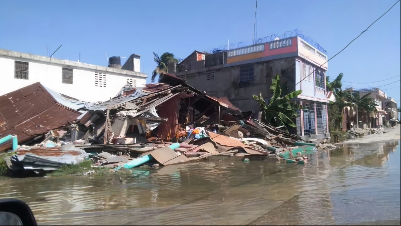 Asistencia humanitaria para la población afectada por el terremoto del 14 de agosto en el sur de Haití.
