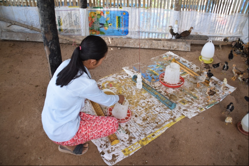 Familias campesinas en Camboya - Foto Manos Unidas