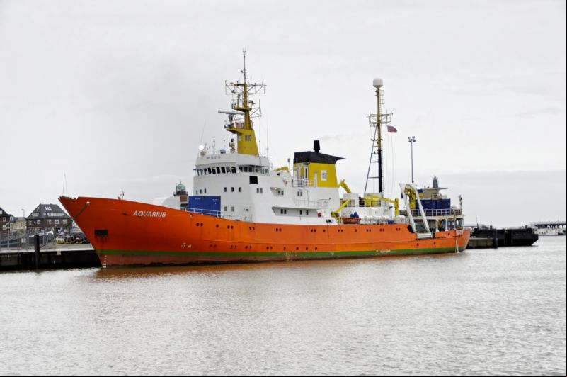 Imagen del barco Aquarius.