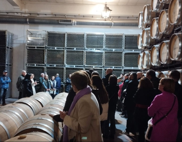 Visita a las Bodegas Yuntero. Foto: Manos Unidas ONG