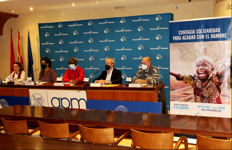 Mesa redonda: Hambre, violencia y cambio climático: el caso de Haití. Foto: Javier Mármol