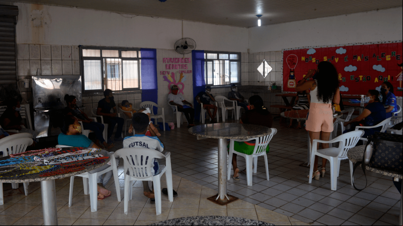 Reunión comunitaria en «Centro de Defensa de la Vida y los Derechos Humanos Carmen Bascarán» (CDVDH/CB)