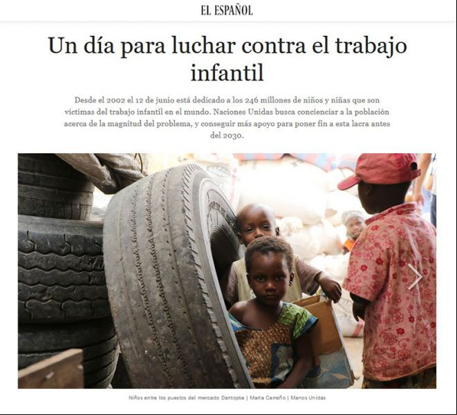Trabajo infantil - El Español - Galería Fotos - Manos Unidas