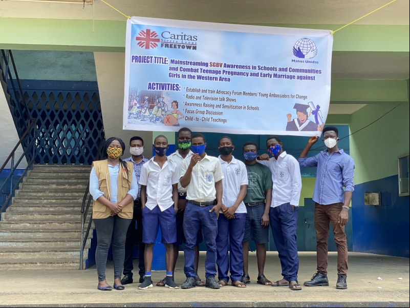 Día de la Eliminación de la Violencia contra la Mujer 2020. Foto: Manos Unidas en Sierra Leona