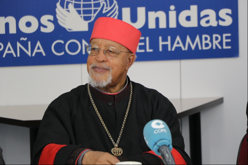 Cardenal Souraphiel. Foto: Natalia Moriano/Manos Unidas