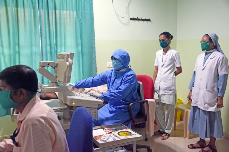 Coronavirus India. Atención sanitaria. Foto: St. Ignatius Centre