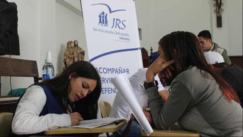 Servicio Jesuita a Refugiados atendiendo a migrantes venezolanas víctimas de trata en Colombia