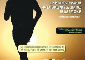 Cartel oficial de la carrera solidaria 60 aniversario