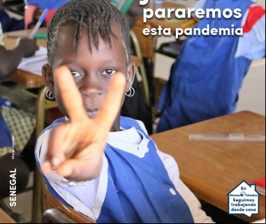 Manos Unidas frente a la pandemia del Coronavirus