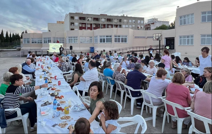 Cena del hambre de la comarcal de Manos Unidas Valencia en Canals. 
