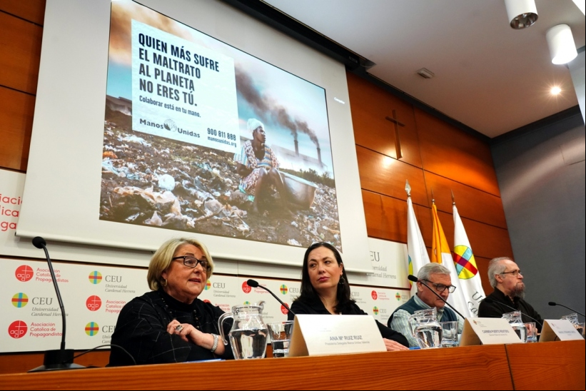 Manos Unidas Valencia presentación campaña "Quién más sufre el maltrato al planeta no eres tú"