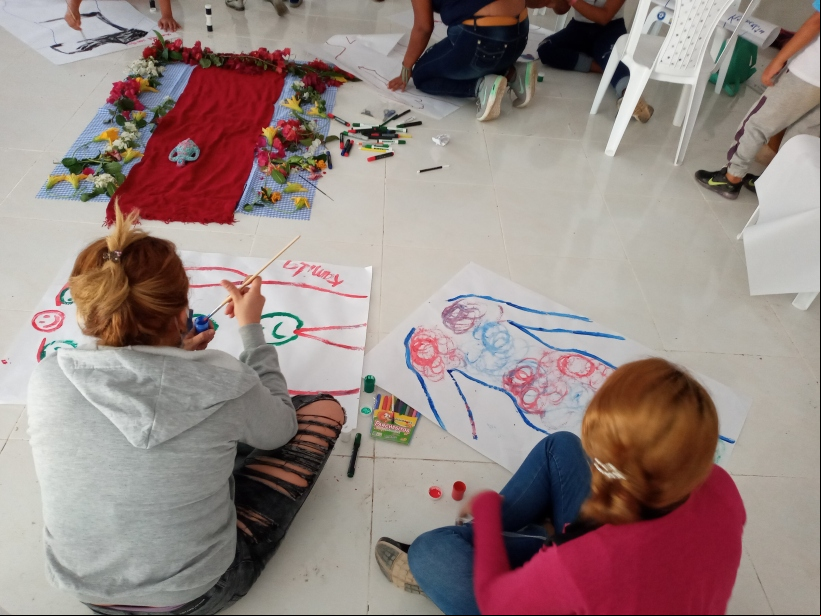Mujeres víctimas de trata atendidas por el Servicio Jesuita a Refugiados en Colombia