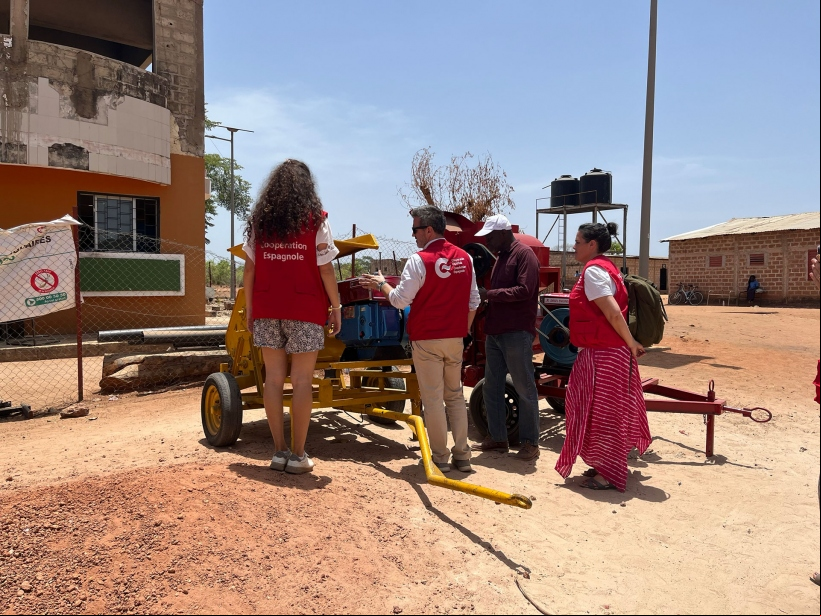 Visita de la agencia de cooperación a Bignona