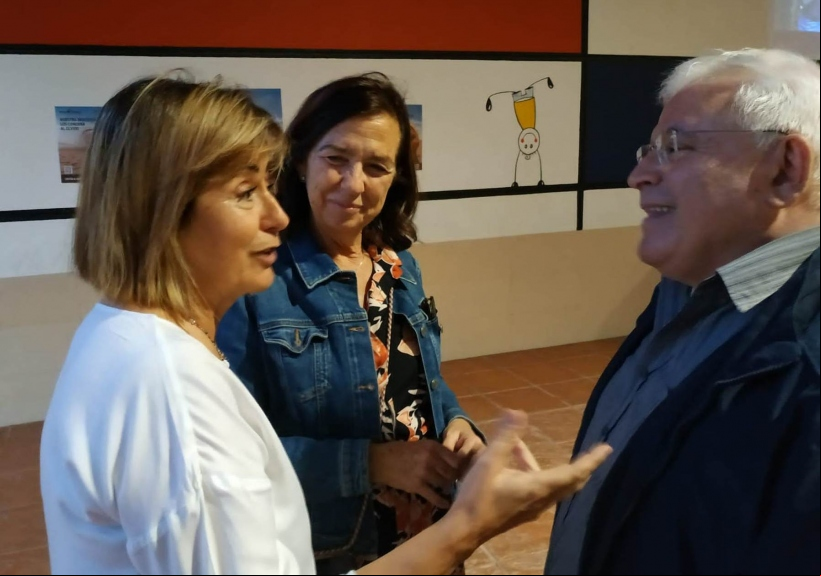 La Cena del Hambre de Denia contó con la visita de Manos Unidas, Clara Pardo. 