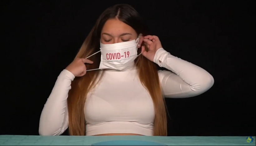 Fotograma del vídeo ganador de la etapa de Secundaria "Vuelve la normalidad"