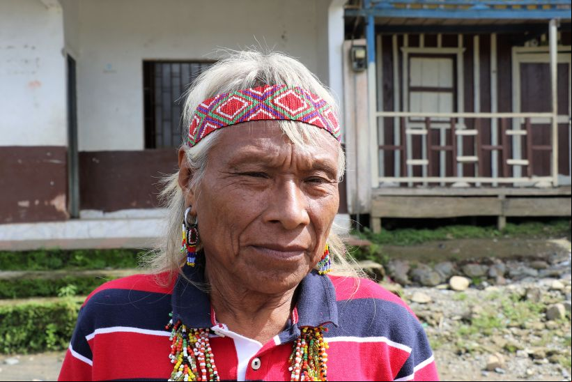 Indígena emberá en la Comunidad de La Villa:Colombia: Foto María José Pérezz