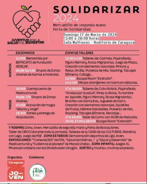 Cartel Feria Solidaria SOLIDARIZARTE 2024