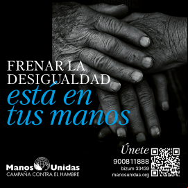 Cartel Campaña nº64: «Frenar la desigualdad está en tus manos»