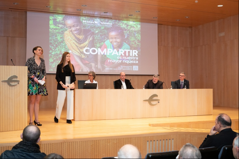 Presentación de la Campaña "COMPARTIR ES NUESTRA MAYOR RIQUEZA" en Zaragoza