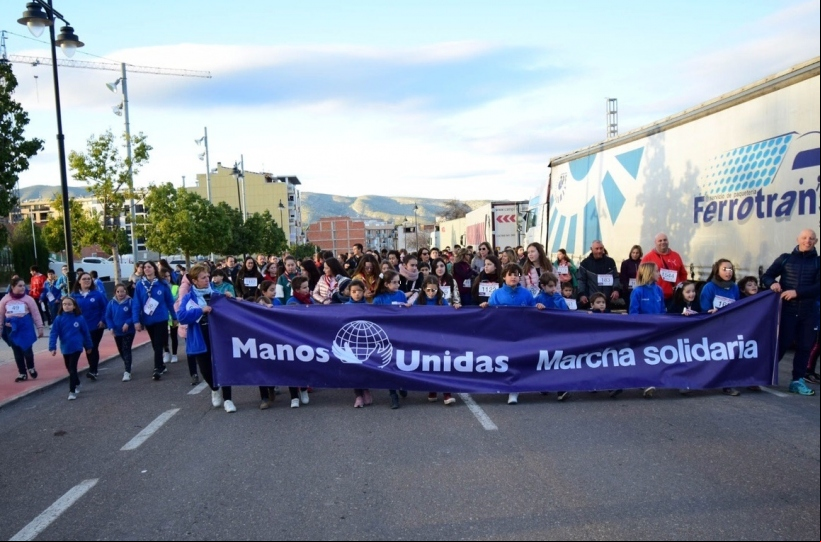 Marcha Solidaria en la delegación comarcal de Manos Unidas Onteniente.