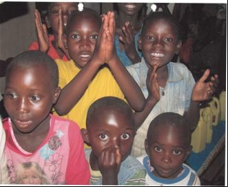 Niños preescolar Kabgayi. Ruanda
