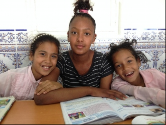 Niñas en escuela Marruecos