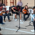 El Cor d´Alcoi amenizo la velada solidaria. 