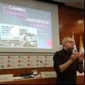 Ferrán Lluch, sacerdote y biólogo durante la presentación de Campaña de Manos Unidas Valencia.