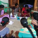 Mujeres beneficiarias de la Diócesis de Sivagangai (Tamil Nadu-India). Foto: SMSSS