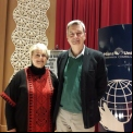 Ana Ruiz Ruiz y Rafael Ripoll al terminar la Asamblea. 
