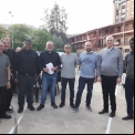 Sacerdotes asistentes a la Cena del hambre de Manos Unidas Valencia de la comarcal de Alcoi. 