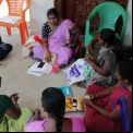 Mujeres beneficiarias de la Diócesis de Sivagangai (Tamil Nadu-India). Foto: SMSSS