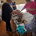 Cena solidaria en la comarcal de Sagunto de Manos Unidas Valencia. 