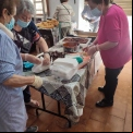 Cena solidaria en la comarcal de Sagunto de Manos Unidas Valencia. 