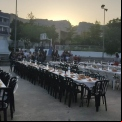 Todo preparado para la cena solidaria de Manos Unidas en Alcoy. 