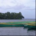 Barcas entregadas a las familias beneficiarias