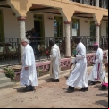 Bendición del Centro Pedagógico de Bunia en Congo. Manos Unidas.