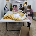 Almuerzo solidario organizado por la comarcal de Carcaixent en el Colegio Padres Franciscanos San Antonio de Padua a beneficio de Manos Unidas. 