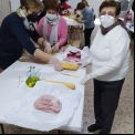 Almuerzo solidario organizado por la comarcal de Carcaixent en el Colegio Padres Franciscanos San Antonio de Padua a beneficio de Manos Unidas. 