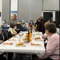 Cena del hambre en la comarcal de Manos Unidas Valencia en Foyos.